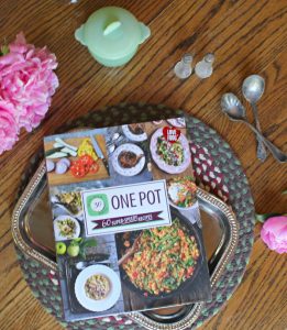 On the table in 30: One Pot Cookbook Review