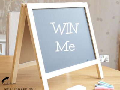 Whiteboard Chalkboard Easel Giveaway