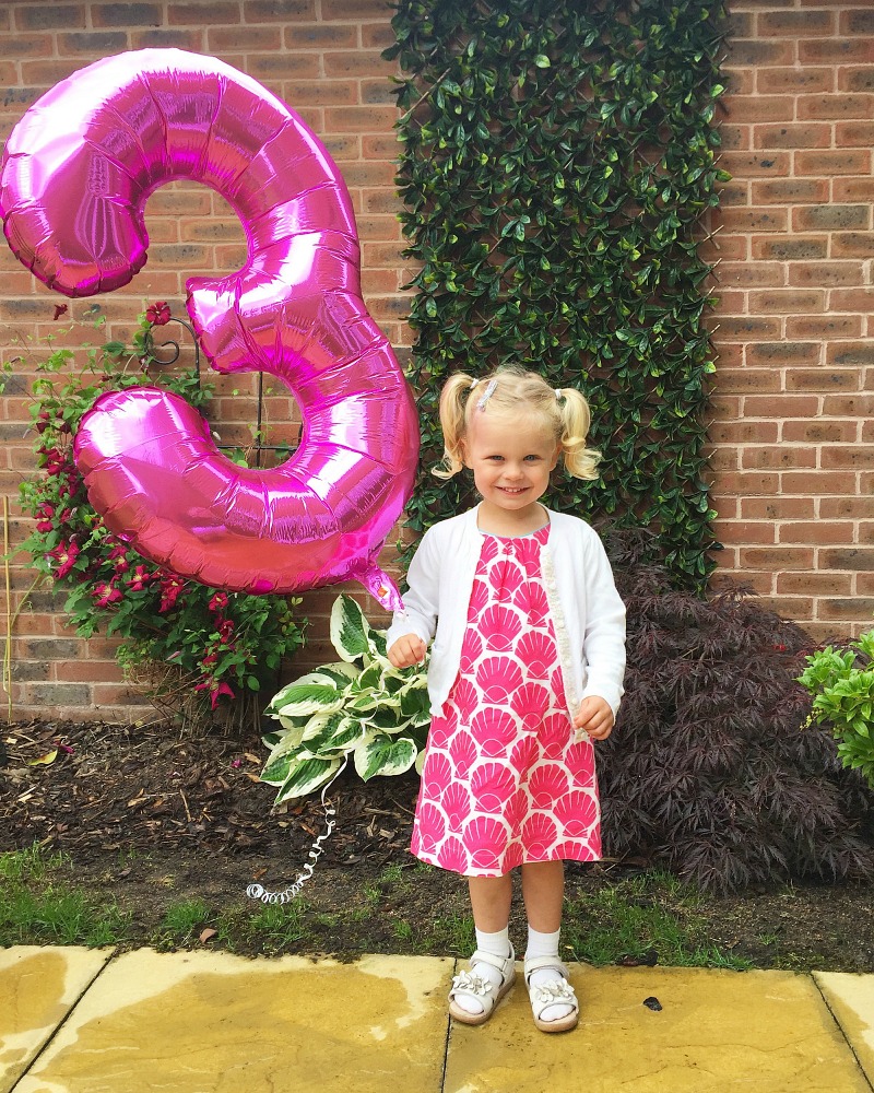 A third birthday celebration party