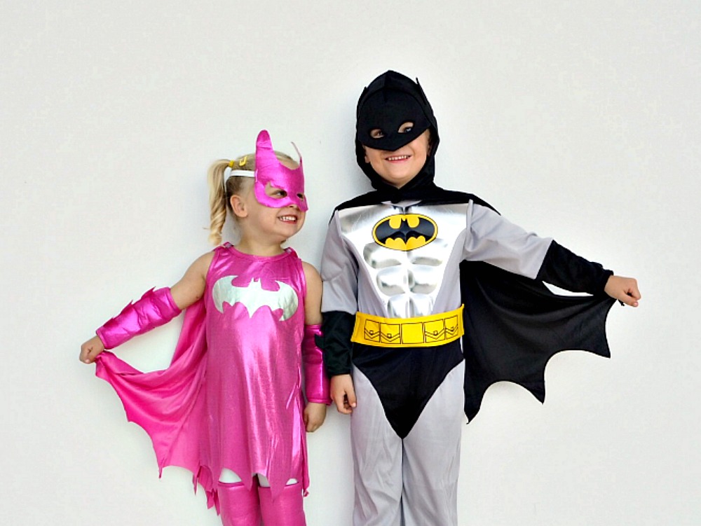 Halloween 2016 Batman and Batgirl Costumes