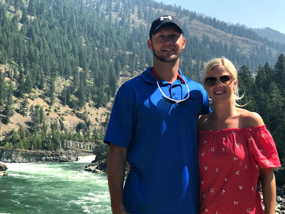 Kootenai Falls and Whitefish Montana weekend road trip America