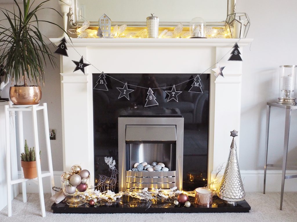 Decorating A Christmas Fireplace