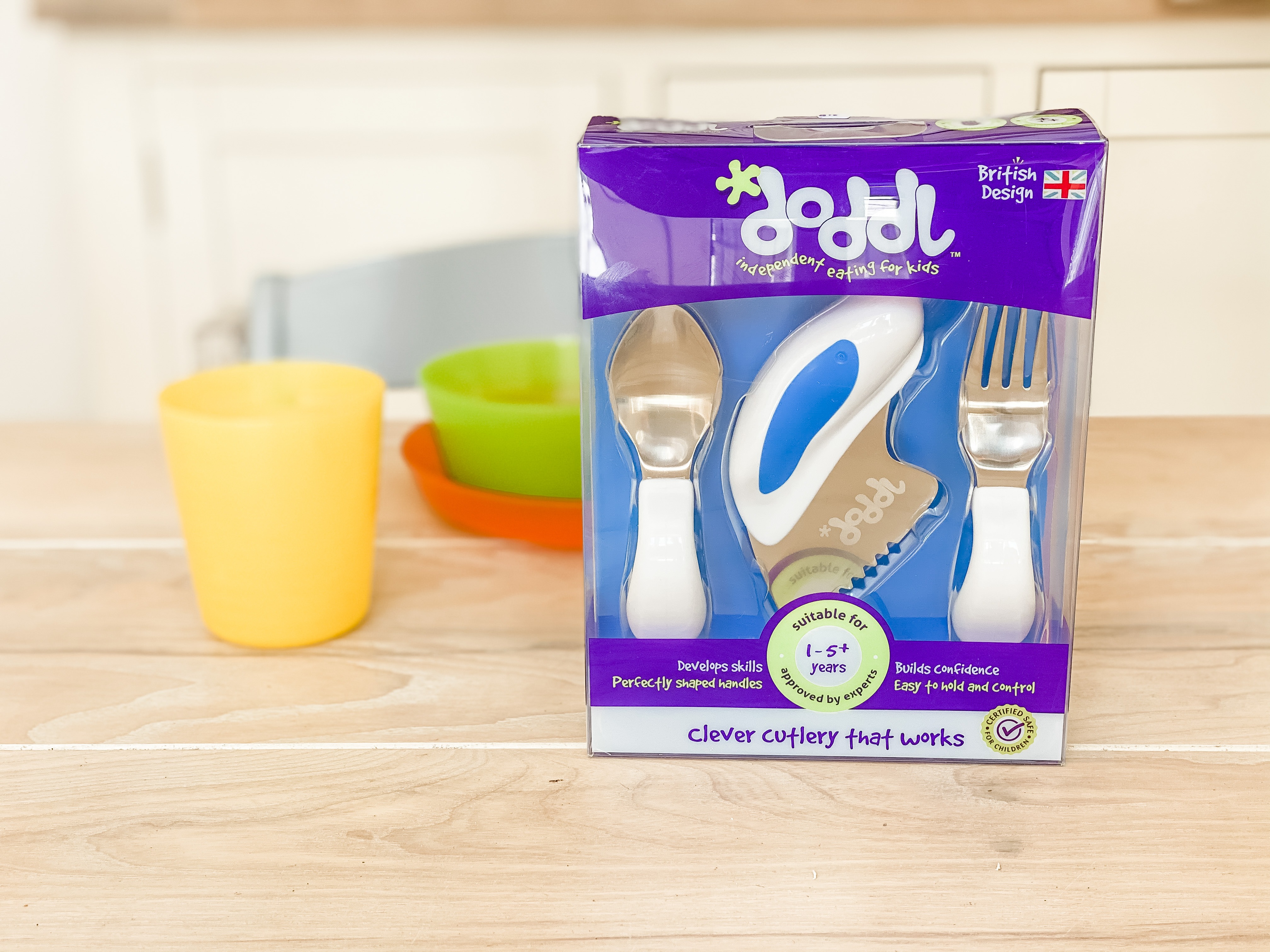 Toddler Utensils,Baby Fork and Spoon Set,Easy for Toddlers to Grip,Baby  Training Utensils Perfect Designed for Self Feeding 
