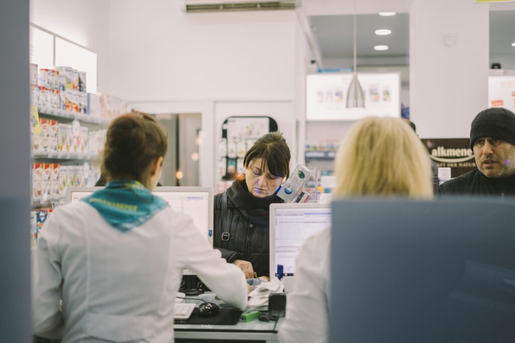 A group of pharmacy technicians working together in a rewarding career.