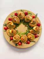 Puff pastry Christmas wreath recipe